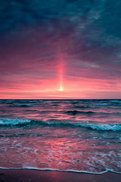 Beach Ocean Sunset Wallpaper Lockscreen Image 2933917 By