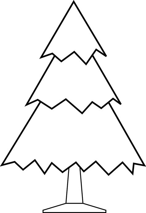 Christmas Tree Outline Printable