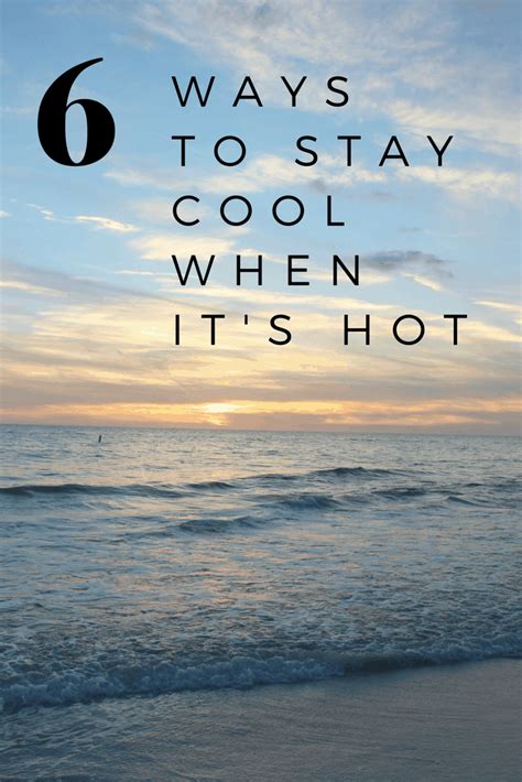 If you're worried about staying cool in a suit, wool might seem like your worst enemy. 6 Ways to Stay Cool When It's Hot - Food Fun & Faraway Places