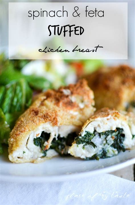 Ricotta and spinach stuffed baked chicken breastflavor quotient. SPINACH AND FETA STUFFED CHICKEN BREAST