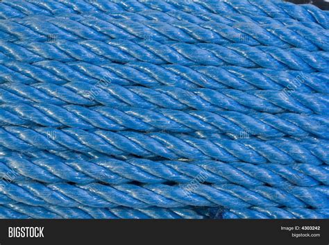 Coiled Blue Nylon Rope Image And Photo Free Trial Bigstock
