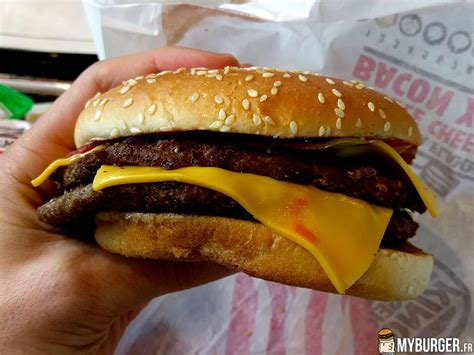 Chronique Du Double Cheese Bacon Xxl Burger King Avis Test Myburgerfr