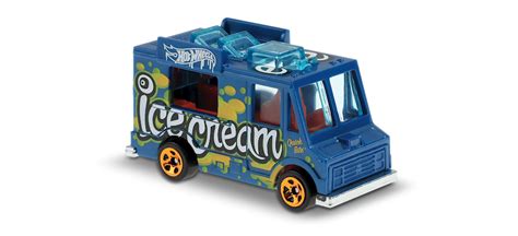 Hot Wheels 2020 HW Art Cars White Quick Bite Ice Cream Truck Free