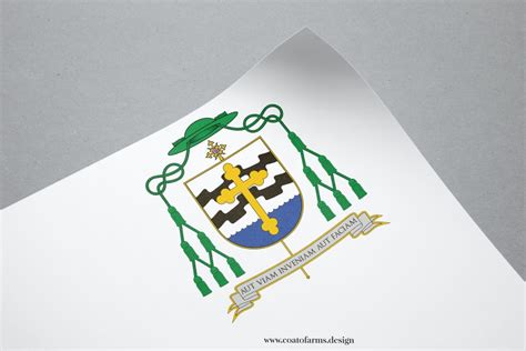 Coat Of Arms I Designed For A Bishop Emeritus From The Usa Custom