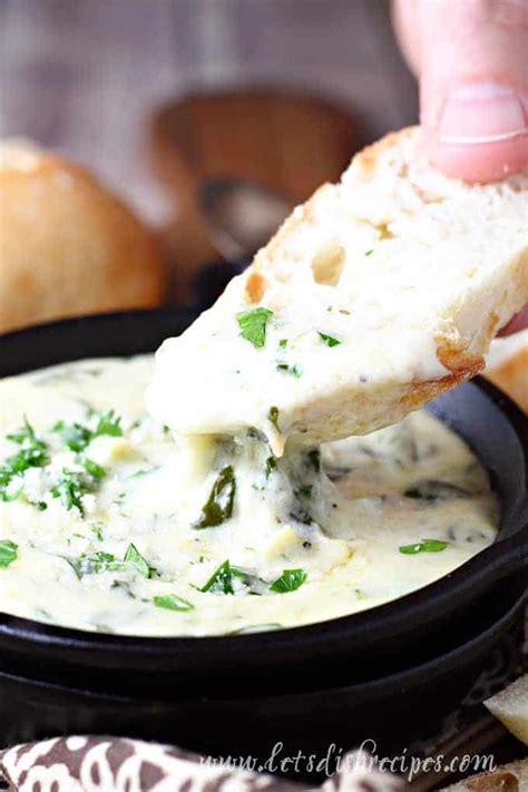 Skillet Spinach Artichoke Dip Let S Dish Recipes