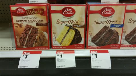 New Betty Crocker And Pillsbury Coupons Nice Deals On Cake Mix