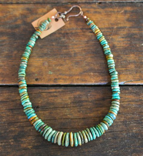 Turquoise Heishi Stone Necklace Stellascloset Com