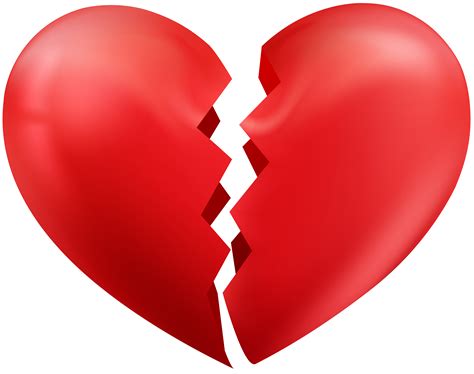 Broken Heart Broken Heart Transparent Png Clip Art Image Png Download