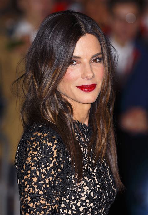 Sandra Bullock Rock Your Long Locks With Curls Chignons And More