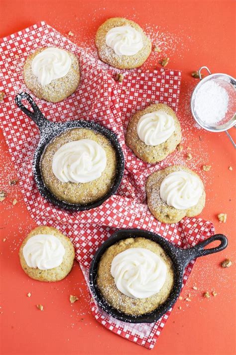 To kick things up a notch, we added a dusting of ground nutmeg over the billowy frosting. Carrot Cake Cookies with Cream Cheese Frosting (A ...