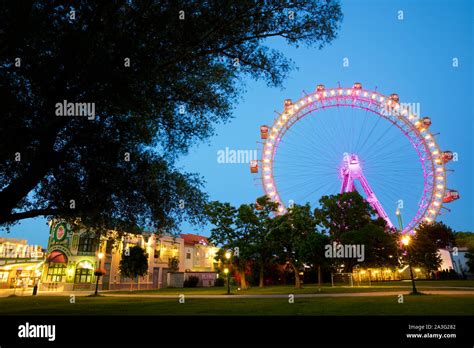 Vienna Austria June 25 2019 Ferris Wheel Of Vienna Prater Park