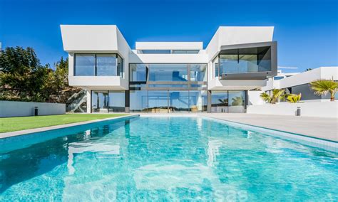 Villa Moderne De Luxe Neuve Vue Imprenable à Vendre à Marbella Benahavis