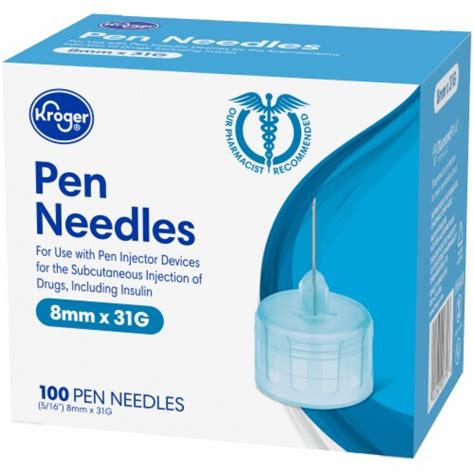 Kroger 8mm X 31g Pen Needles 100 Ct Pick ‘n Save