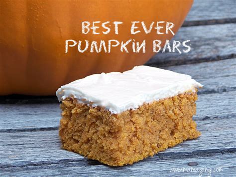 Best Ever Pumpkin Bars