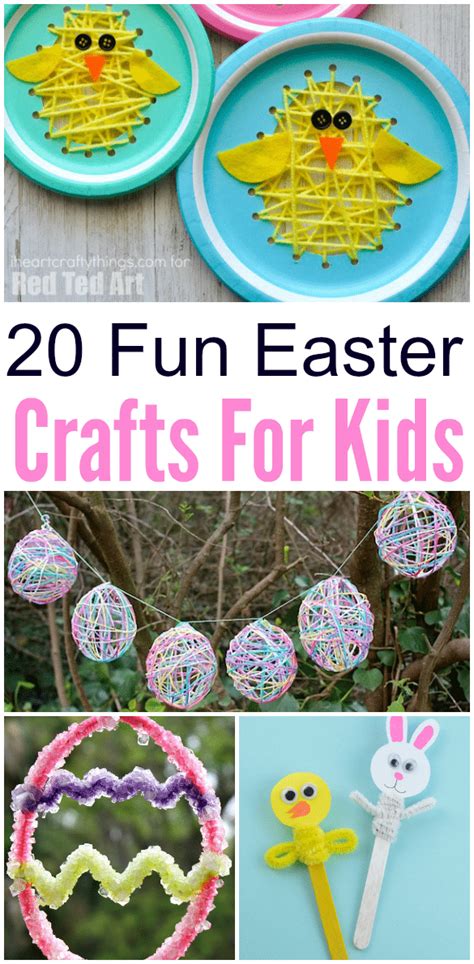 Get in the easter spirit with these fun and easy crafts for kids. Top 20 Fun Easter Crafts for Kids - Classy Mommy