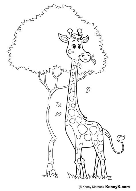 Dibujo para colorear jirafa - Dibujos Para Imprimir Gratis - Img 22794