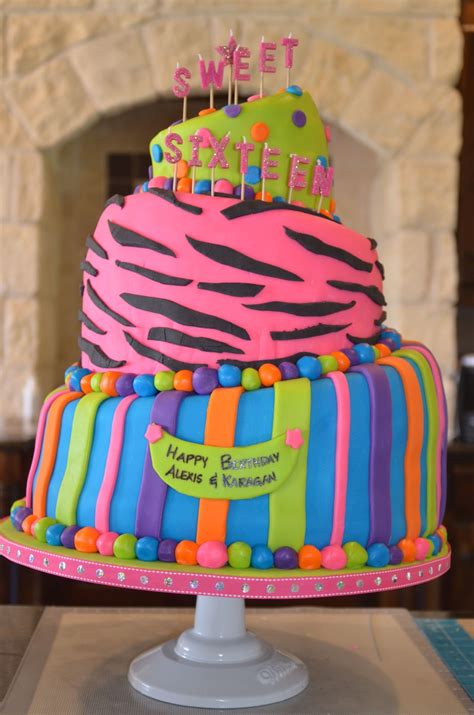 See more party ideas and share yours. Cakes & Canines: Sweet 16 Birthday Cake