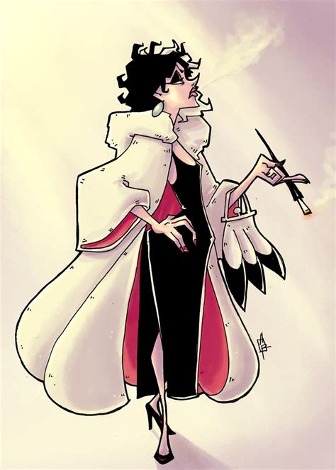 Cruella De Vil By Art1a3t On Deviantart Disney Fan Art Disney