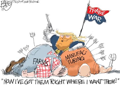 Bagley Cartoon Trade War The Salt Lake Tribune