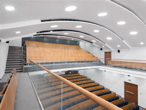 Aqform Modern Auditorium Interior With Lighting Control System