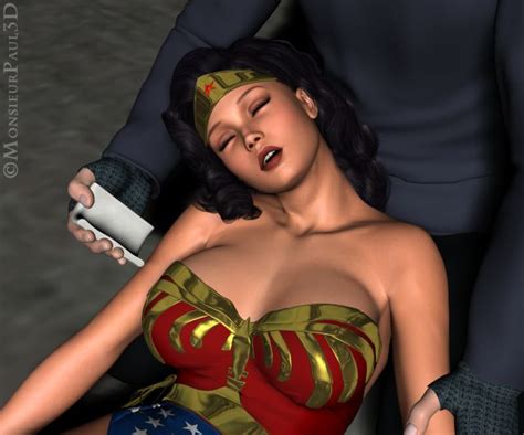 Wonder Woman Passed Out From Chloroform Rag Chloroformed