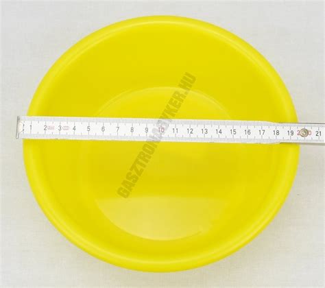 Peremes tál 20 cm 1,5 liter sárga | Gasztronagyker webáruház