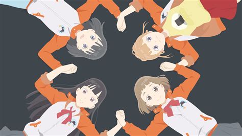 Papel De Parede Hd Para Desktop Anime Sora Yori Mo Tooi Basho Mari Tamaki Hinata Miyake