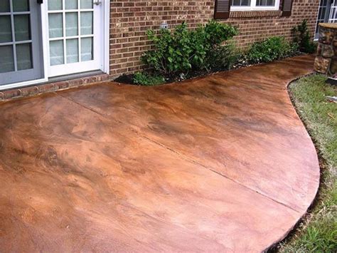 Weekend Diy Stained Concrete Willard And May Outdoor Living Blog