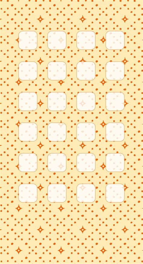 Pattern Yellow Orange Shelf Wallpapersc Iphone6splus