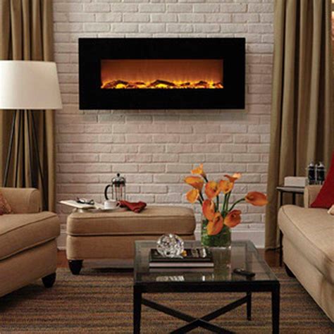 Best Selling 50 Inch Wall Mount Electric Fireplace Natural Looking