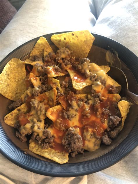 Cool Ranch Doritos Flaming Hot Fritos Shredded Cheese Nacho Cheese And Hamburger Meat R