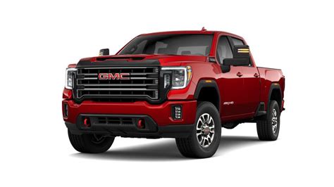 Sve made sure to deliver a muscular design that looks impressive and very sporty. New 2021 GMC Sierra 2500HD Crew Cab Standard Box 4-Wheel Drive AT4 in Cayenne Red Tintcoat for ...