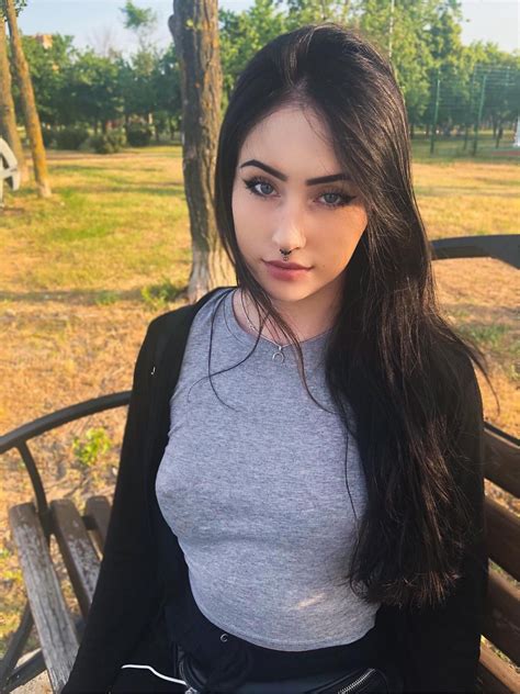 Picture Tagged With Anastasiia Mut Brunette Busty Cute Piercing