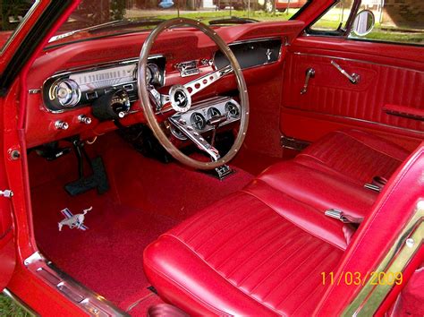 Ragoon Red 1965 Ford Mustang Hardtop Photo Detail