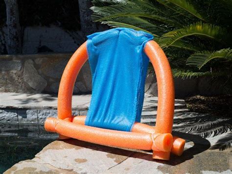 Easy Diy Pool Noodle Chair Float Made With Materials From The Dollar Store Momtastic Pool