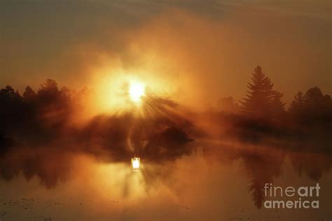 Foggy Sunburst Photograph By Teresa McGill Fine Art America
