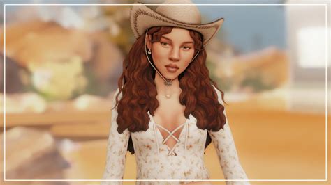 Cowgirl The Sims 4 Create A Sim Youtube