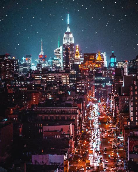 Nyc At Night Christmas In New York City Aesthetic Nyc At Night New