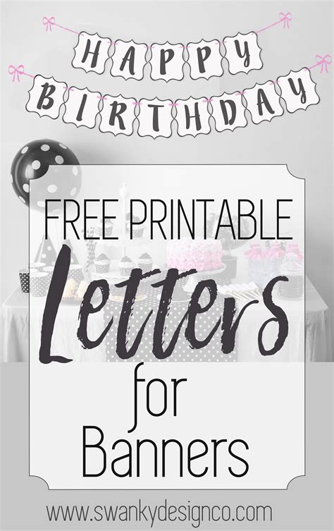 Happy Birthday Letters Printable Template 7 Best Images Of Happy