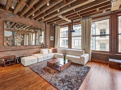 cozy  york city loft enthralls   eclectic interior wrapped