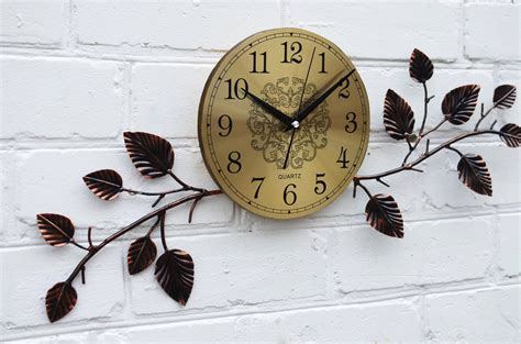 Large Wall Clock Modern Wall Clock Victorian Decor Mid Century Etsy