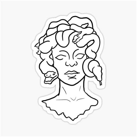 Medusa Sticker For Sale By Imbriannadenise Redbubble