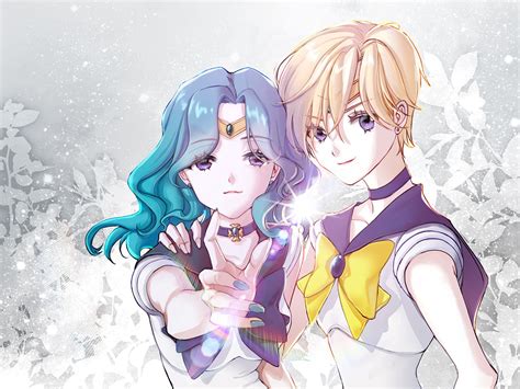 Neptune And Uranus Sailor Moon Sailor Moon Fan Art Pretty Guardian