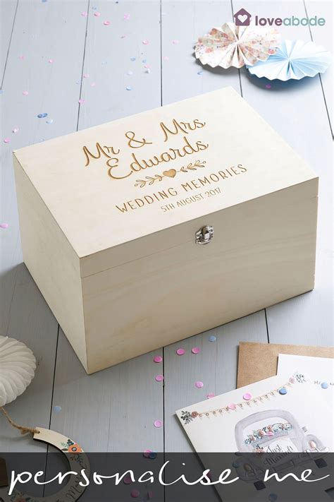 Buy Personalised Mr And Mrs Memory Box By Loveabode From The Next Uk