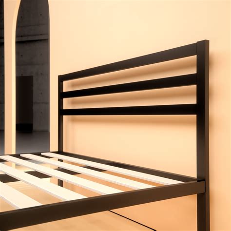 Buy Zinus Mia 38” Metal Platform Bed Frame With Headboard Queen Online