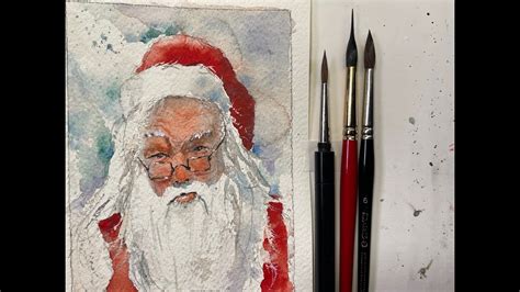 Painting Santa Claus In Watercolor With Chris Petri Youtube