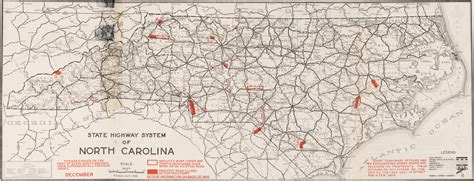 North Carolina Roads And Highways Nc Road Map 1930