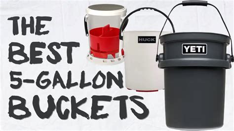 The 10 Best 5 Gallon Buckets The Cooler Box
