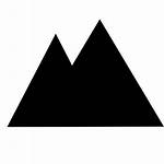 Svg Mountain Icon Commons Transparent Wikimedia Och