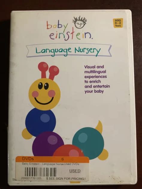 Baby Einstein Language Nursery Dvd 2002 147 Picclick